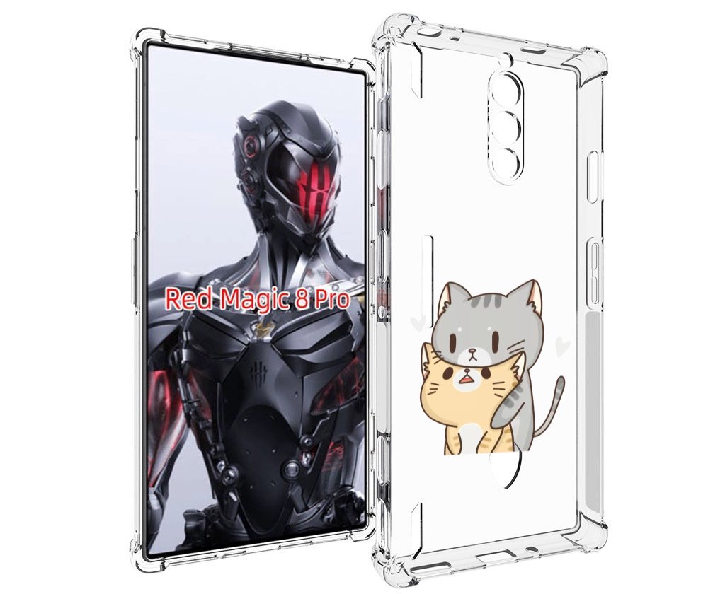 

Чехол MyPads любящие-коты для ZTE Nubia Red Magic 8 Pro / Red Magic 8 Pro Plus, Tocco