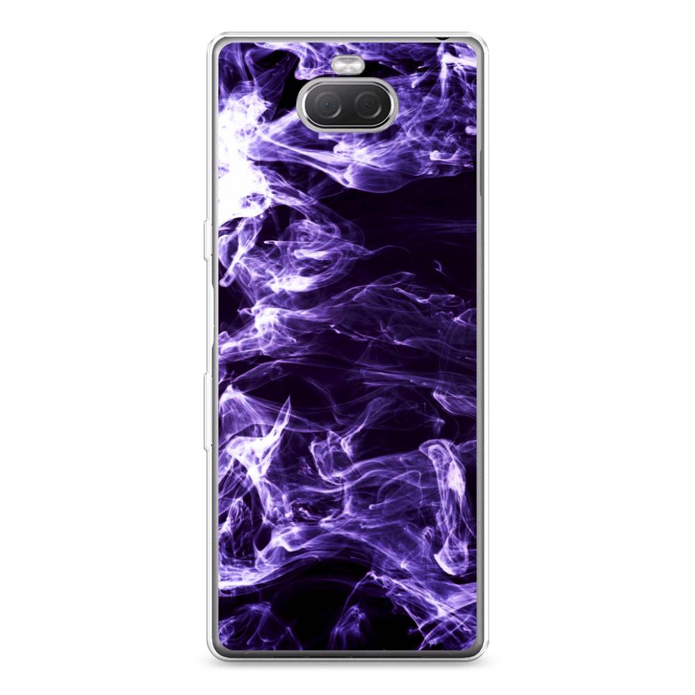

Чехол на Sony Xperia XA3 Ulta "Фиолетовый дым", Фиолетовый;белый;черный, 53950-3