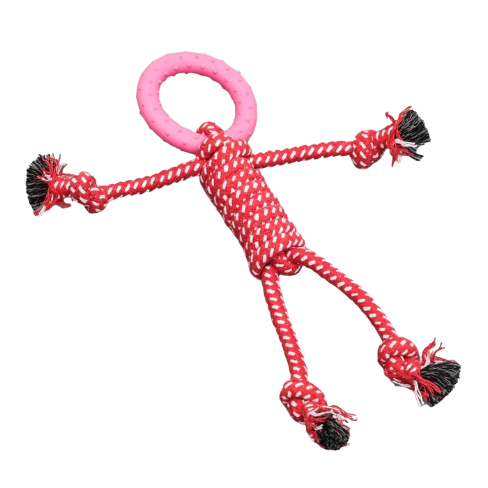 Игрушка Пижон канатная Человечек с игрушкой из термопластичной резины