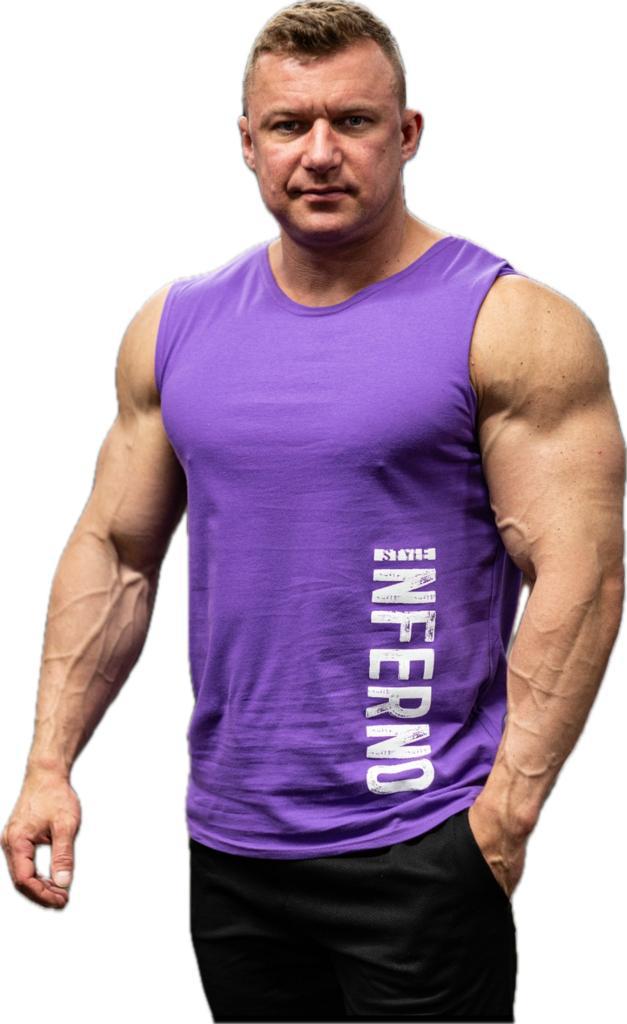 

Майка мужская INFERNO style М-002-000 фиолетовая 2XL, Фиолетовый, М-002-000