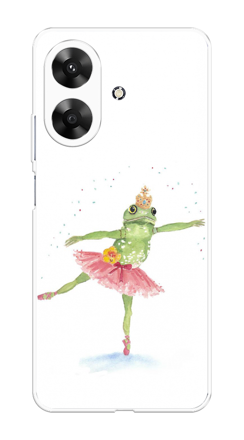 

Чехол на Realme Note 60 "Лягушка-балерина", Зеленый, 2518550-1