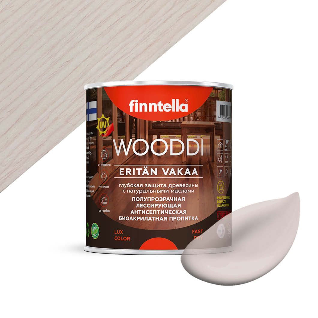 

Пропитка по дереву WOODDI, цвет KOIVU , 0,9л, Белый, WOODDI колерованная