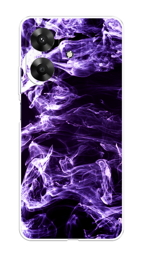

Чехол на Realme Note 60 "Фиолетовый дым", Фиолетовый;белый;черный, 2518550-1