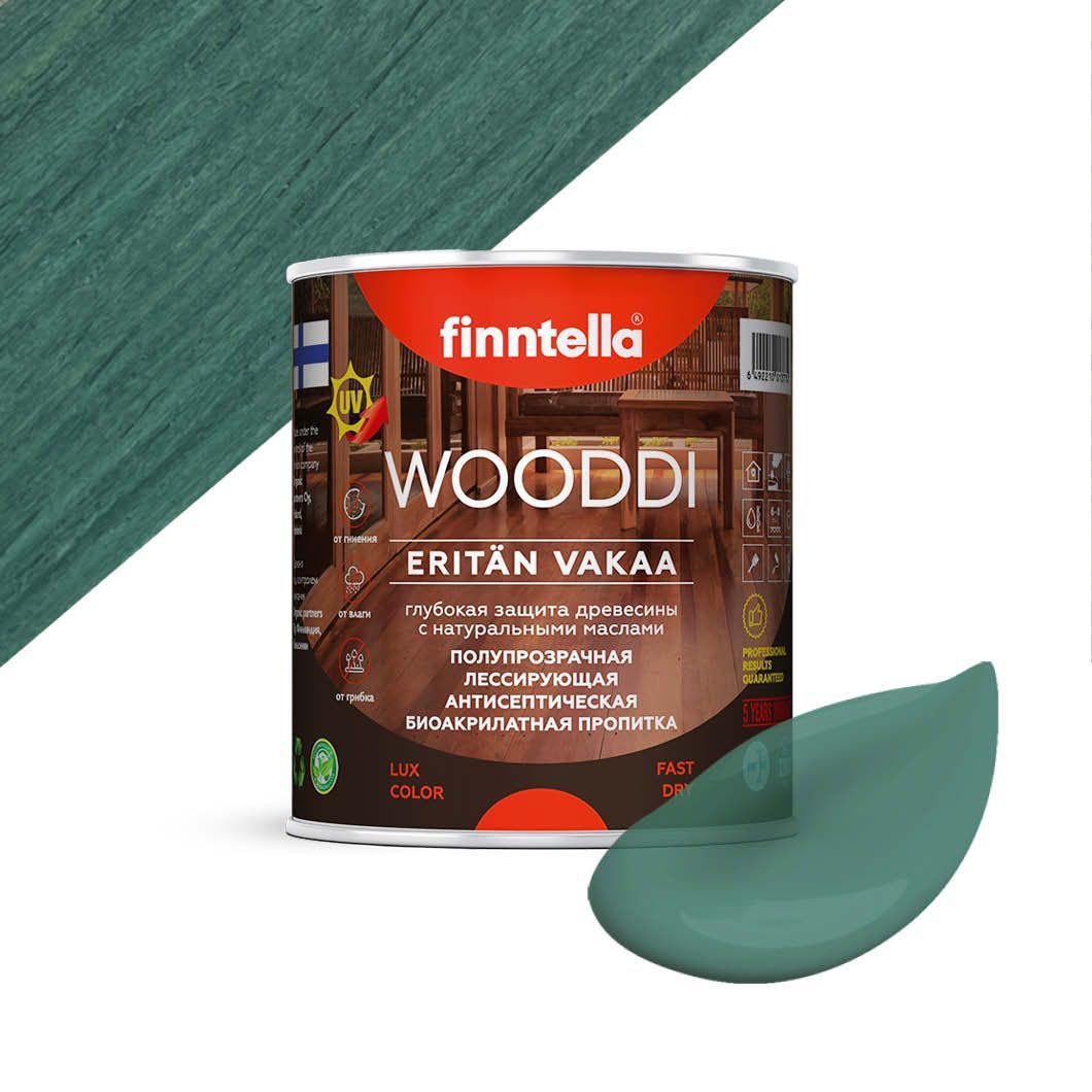 

Пропитка по дереву WOODDI, цвет SININEN KUU , 0,9л, Бежевый, WOODDI колерованная