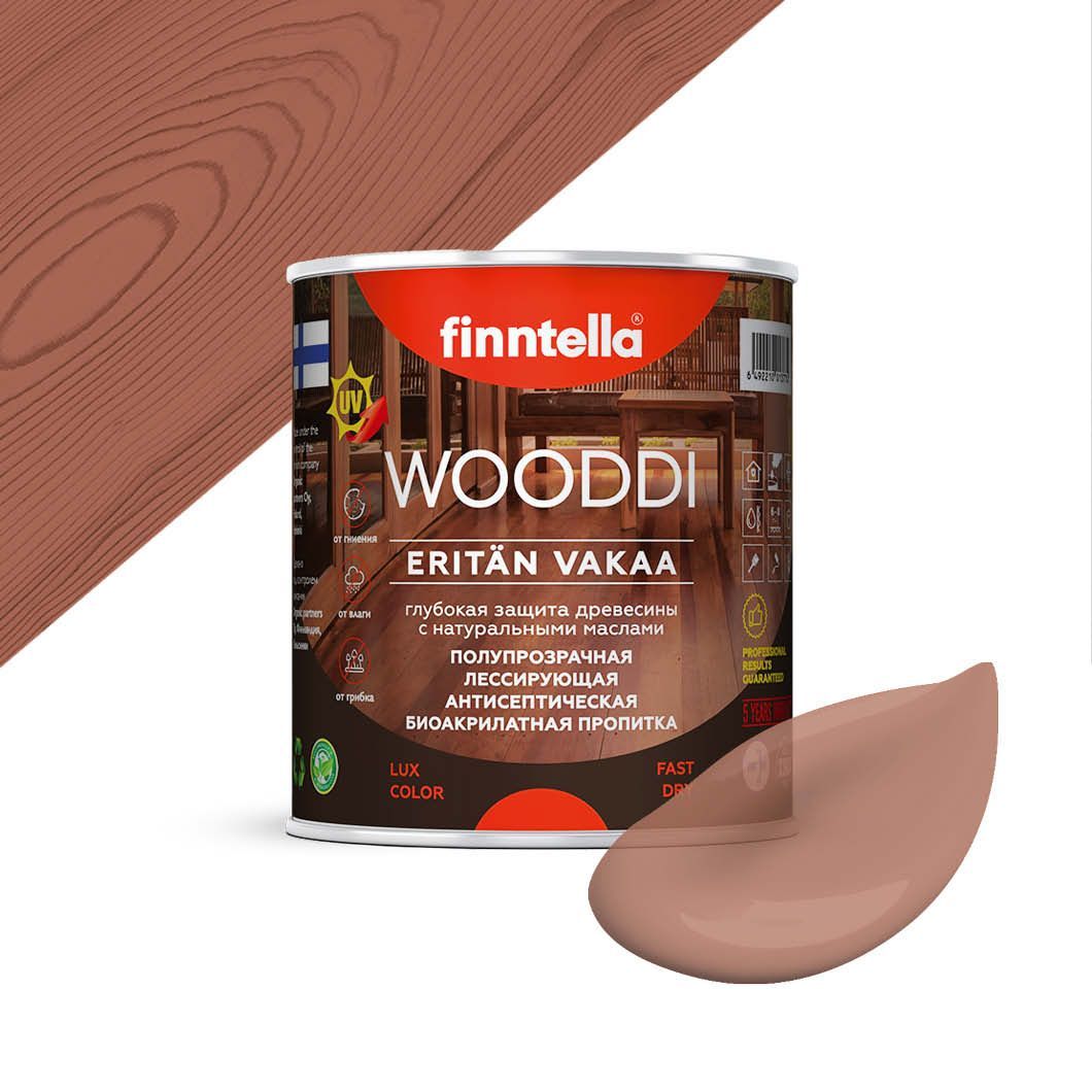 Пропитка по дереву WOODDI, цвет JATOBA , 0,9л