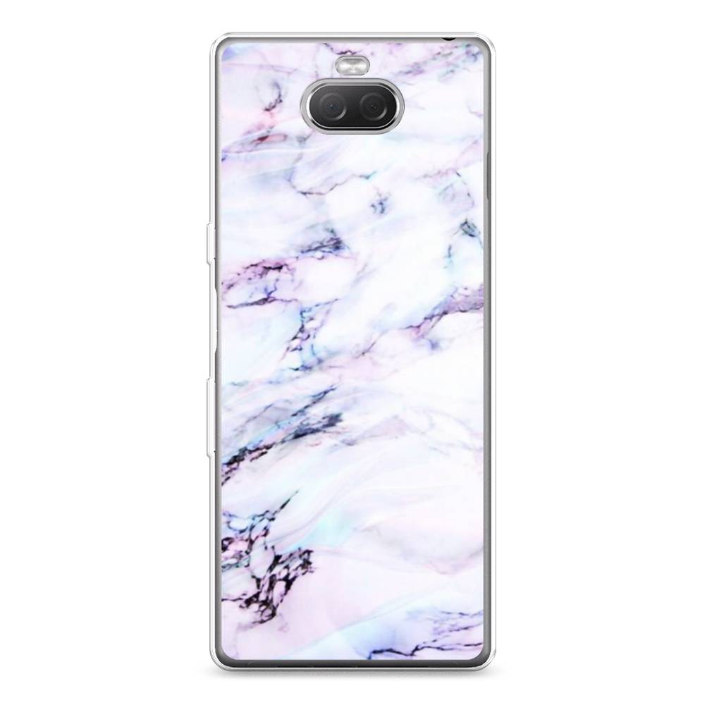 

Чехол на Sony Xperia XA3 Ulta "Радужный мрамор", Серый;фиолетовый, 53950-3