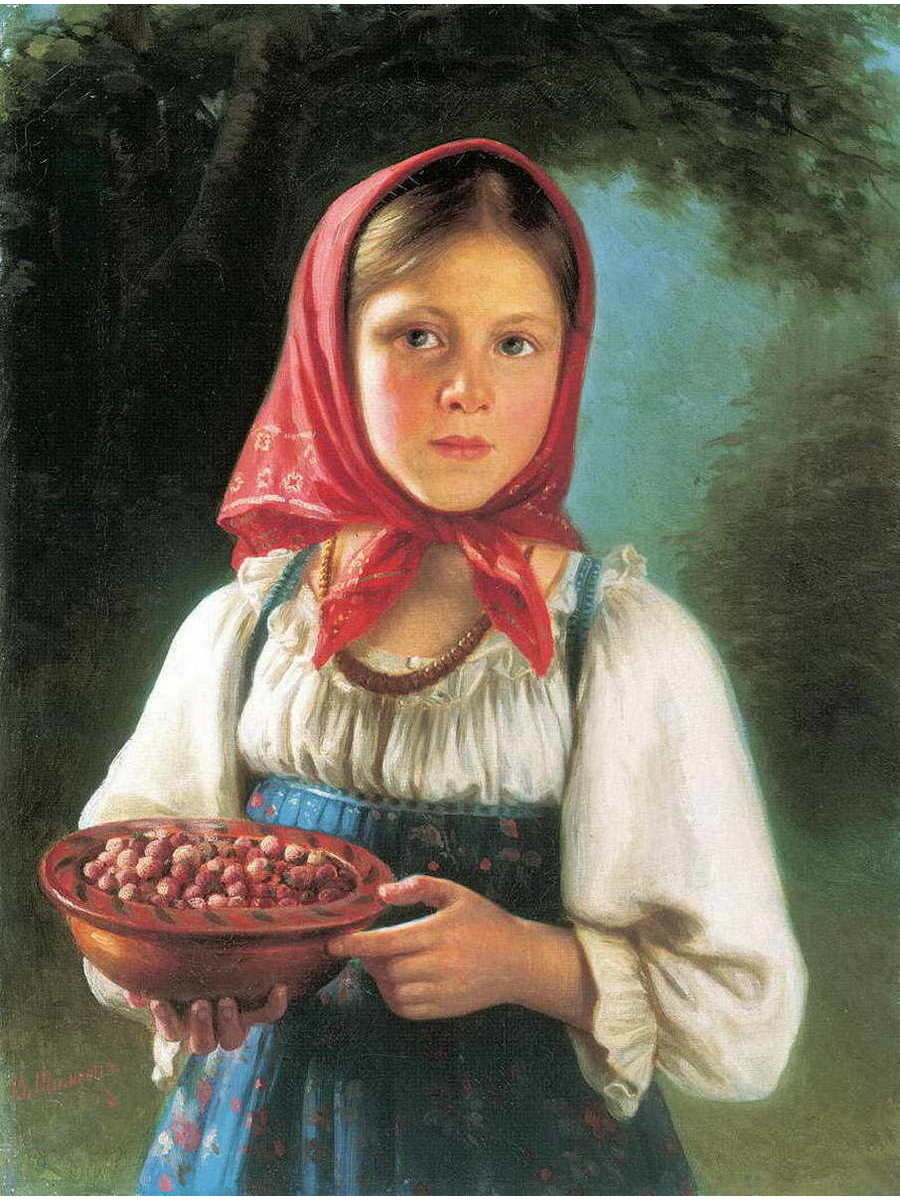 

Постер DRABS A2 Тимофеев В.Т. Девочка с ягодами