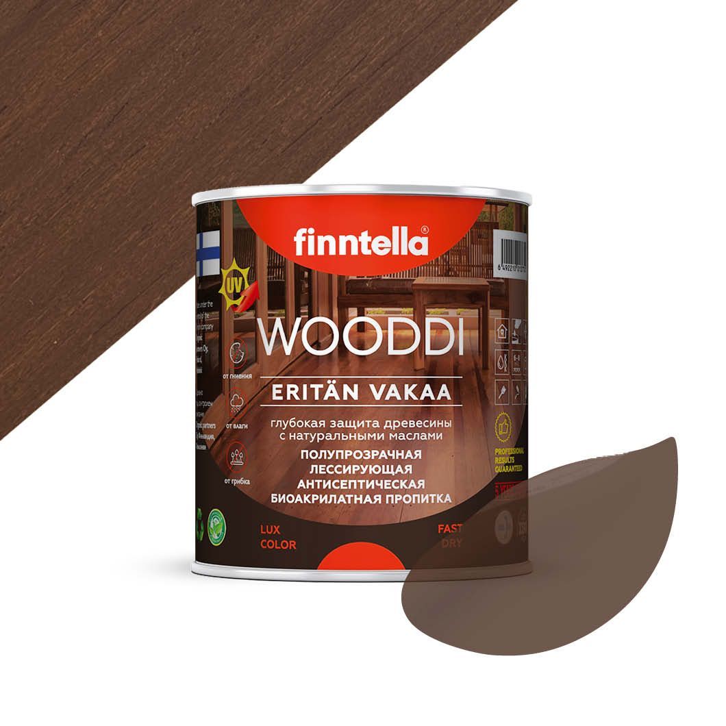 

Пропитка по дереву WOODDI, цвет PUU , 0,9л, Серебристый, WOODDI колерованная