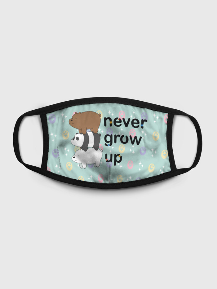 

Многоразовая маска унисекс Burnettie Never Grow Up, Разноцветный, Never Grow Up