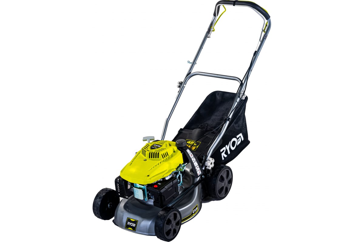 фото Бензиновая газонокосилка ryobi rlm4114