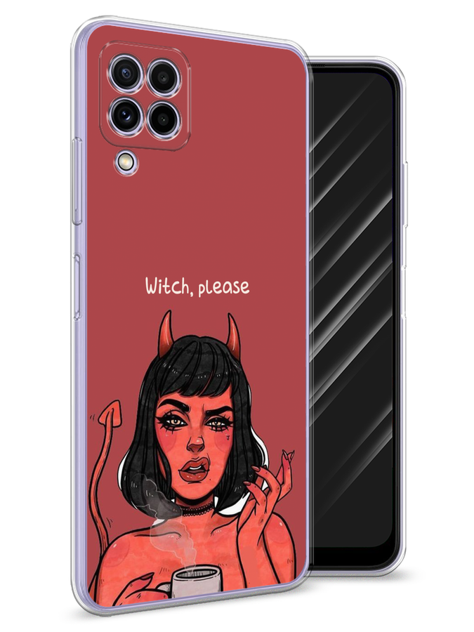 

Чехол Awog на Samsung Galaxy M22 / Самсунг M22 "Evil Girl", Красный;черный, 2103450-6