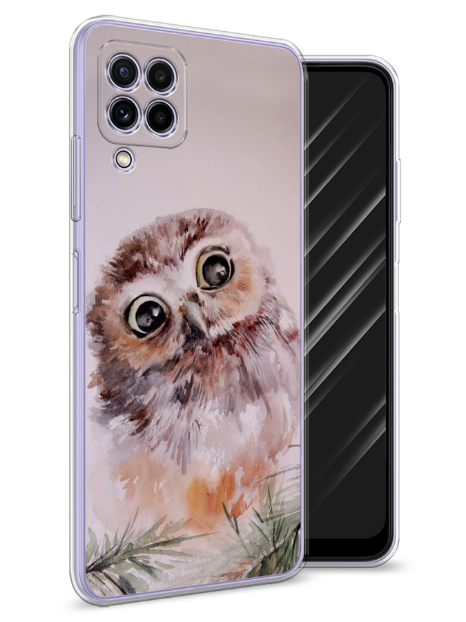 

Чехол Awog на Samsung Galaxy M22 / Самсунг M22 "Сова на розовом", Розовый;коричневый, 2103450-1