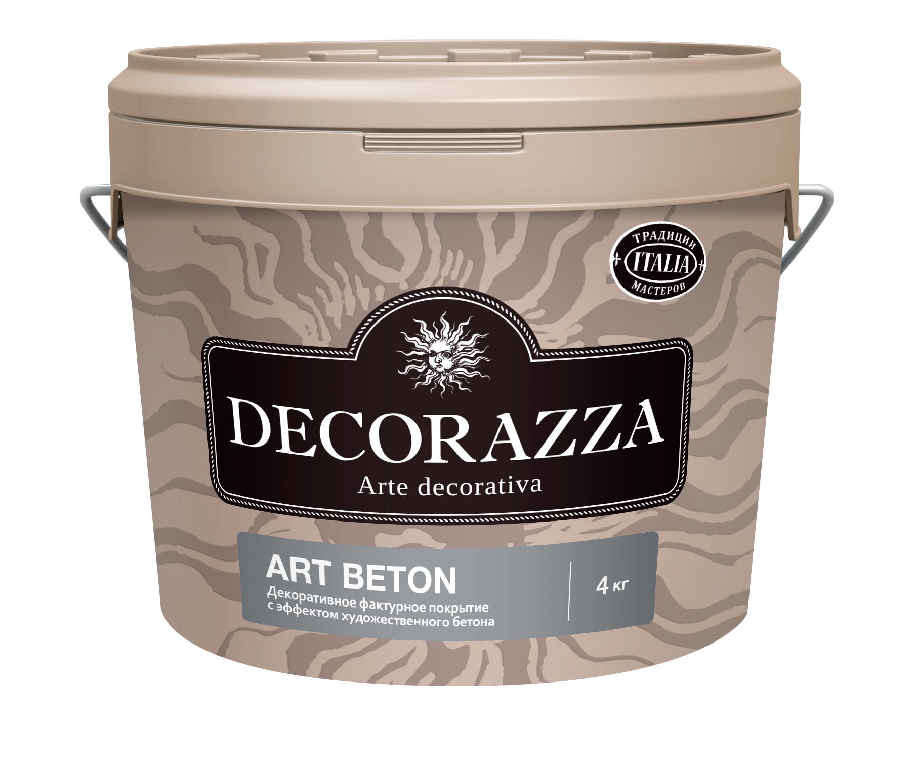 Краска Decorazza Art beton 001 декоративная, 4 кг