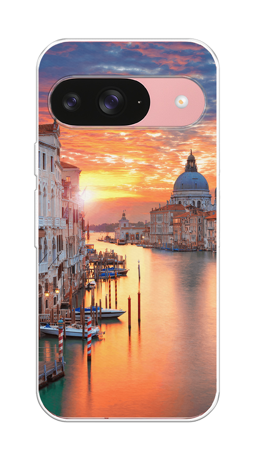 

Чехол на Google Pixel 9 "Восход 11", Розовый;оранжевый, 271950-1