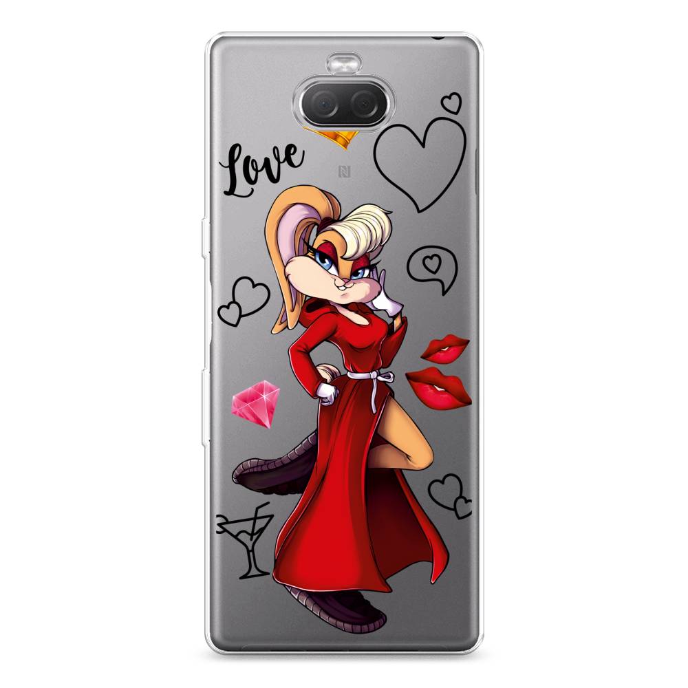 

Чехол на Sony Xperia XA3 Ulta "Rich Lola Bunny", Красный;бежевый;оранжевый, 53950-6