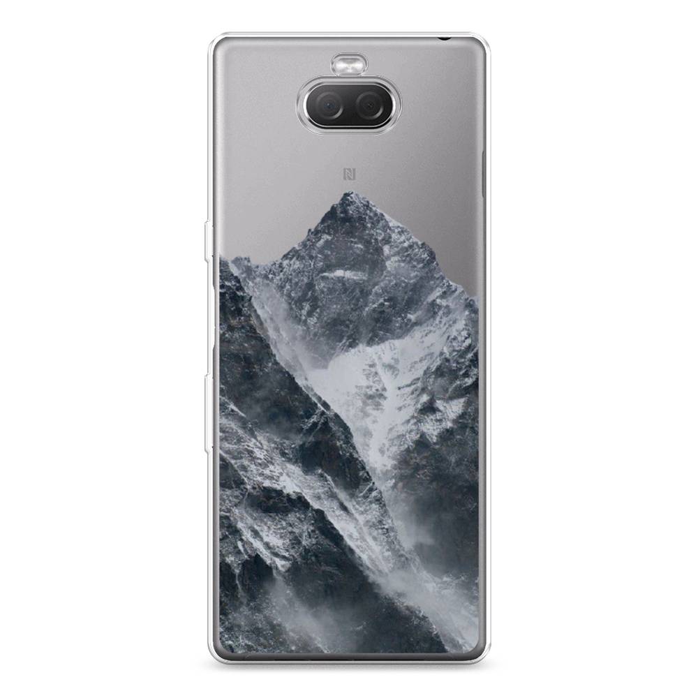 

Чехол на Sony Xperia XA3 Ulta "Горы арт 4", Серый;бежевый, 53950-2