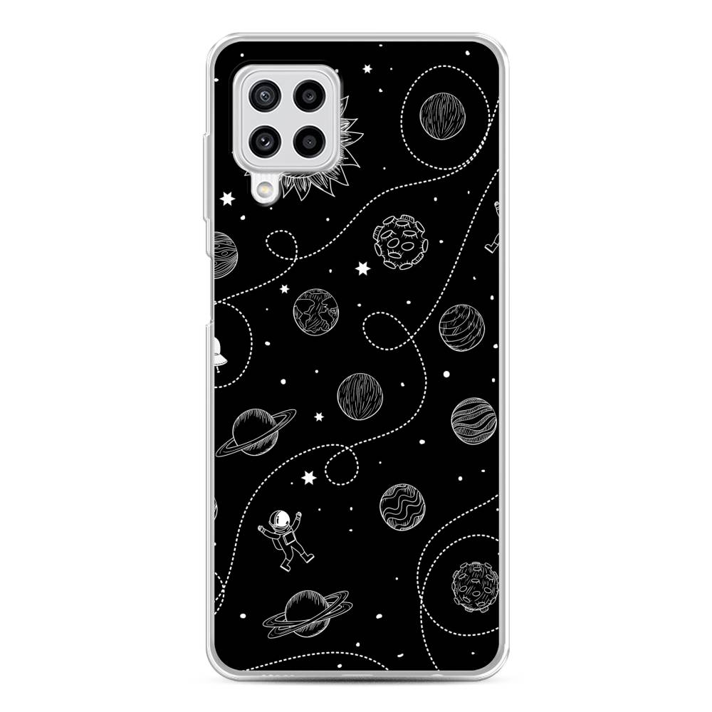

Чехол Awog на Samsung Galaxy M22 / Самсунг M22 "В невесомости", Бежевый, 2103450-4