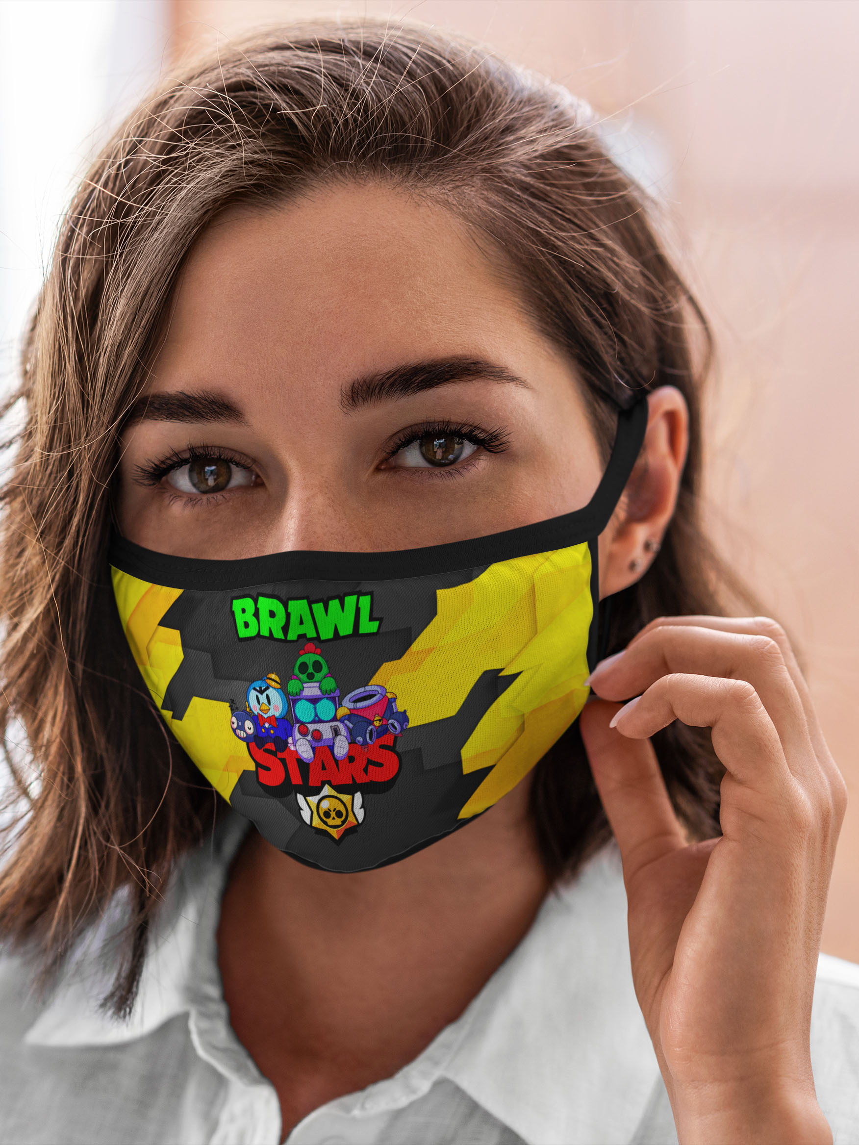

Многоразовая маска унисекс Burnettie Brawl Stars 2020, Разноцветный, Brawl Stars 2020