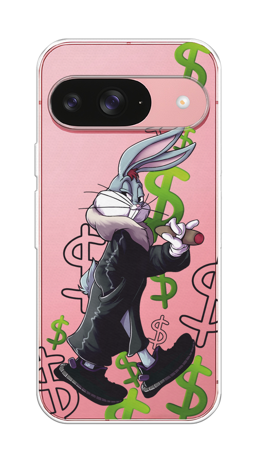 

Чехол на Google Pixel 9 "Rich Bugs Bunny", Зеленый;черный;голубой, 271950-1