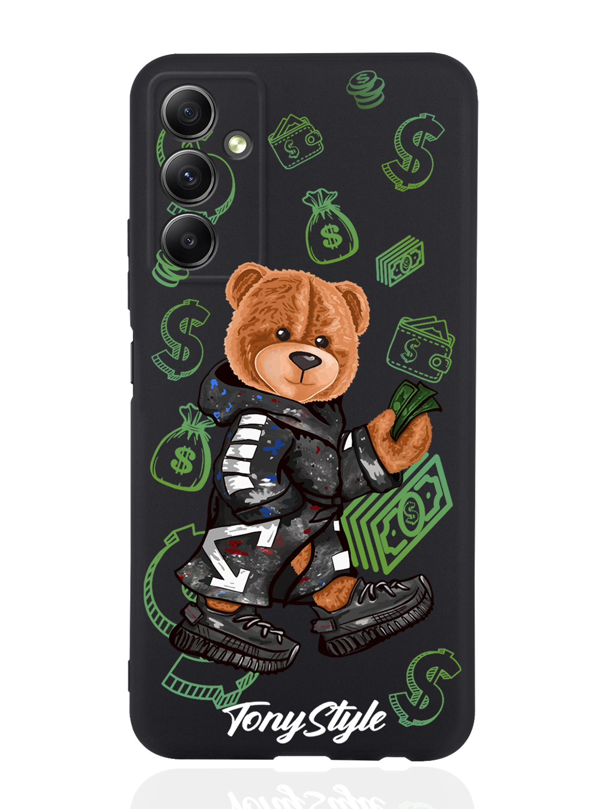 Чехол Tony Style для Samsung Galaxy A34 Tony Style Деньги черный