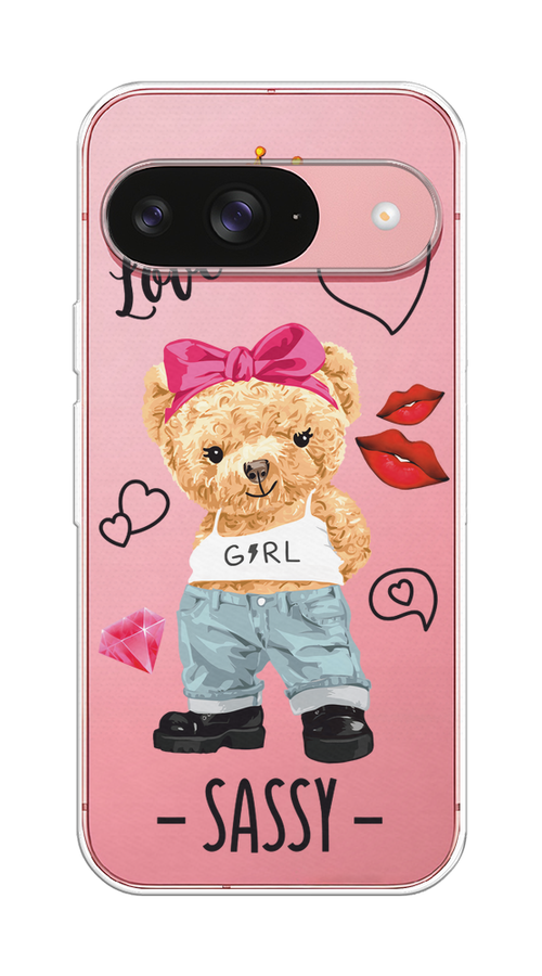 

Чехол на Google Pixel 9 "Sugar Mommy", Голубой;белый;розовый, 271950-1