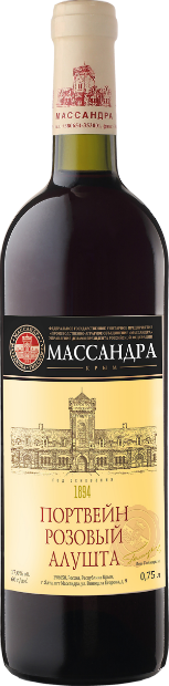 

Портвейн Massandra, розовый, сладкий, 17 %, 750 мл