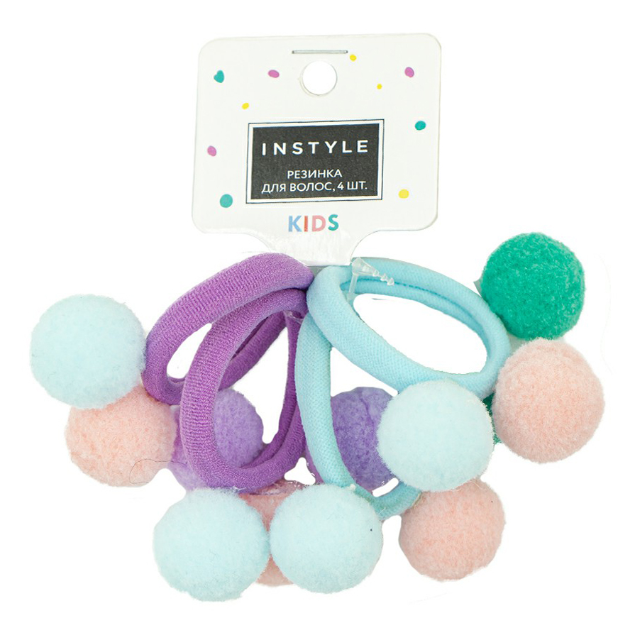 

Резинки детские InStyle Kids 4 шт в ассортименте, 1617323
