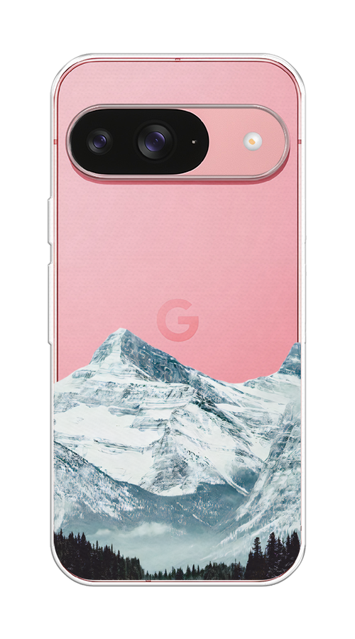 

Чехол на Google Pixel 9 "Горы арт 1", Белый;зеленый, 271950-1