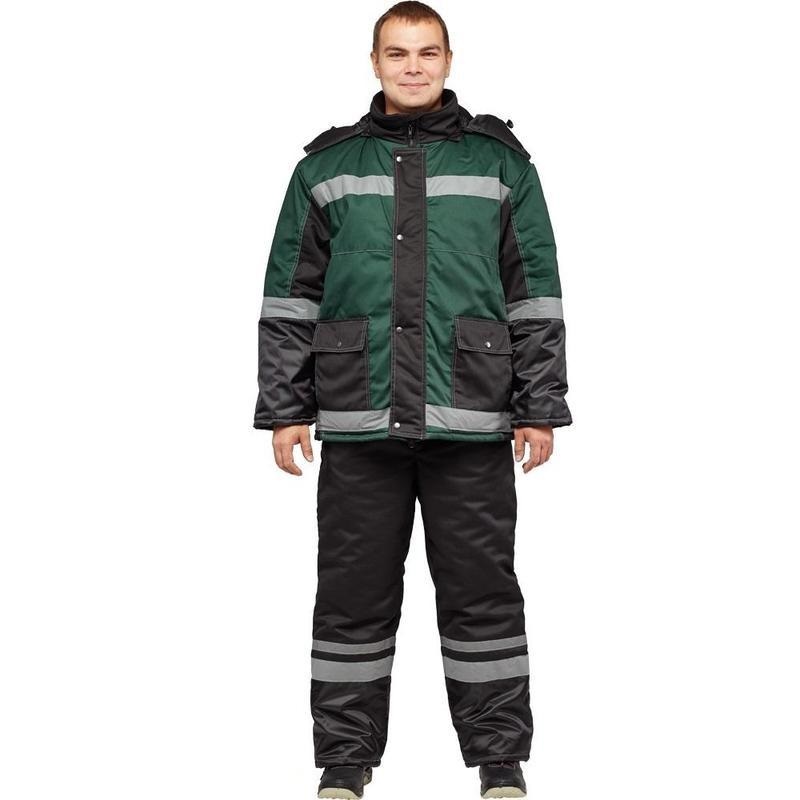 

Костюм рабочий зимний з39-КБР черн/зел (р.56-58) 170-176 арт.Валькирия, Черный;зеленый, з39-КБР