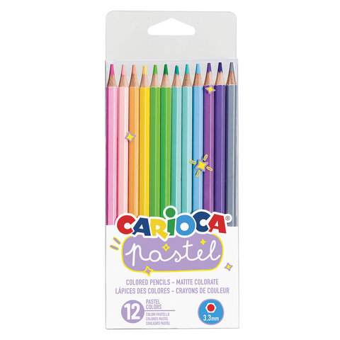 фото Набор цветных карандашей carioca, 12 цв., арт. 181702 - (3 набора)