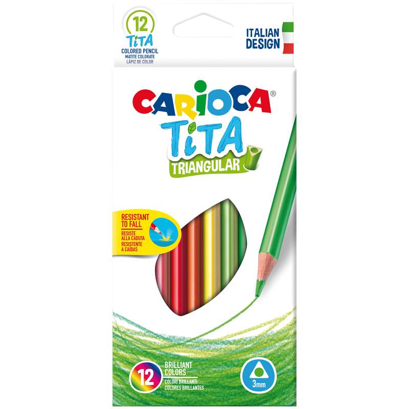 фото Набор цветных карандашей carioca, 12 цв., арт. 262579 - (3 набора)