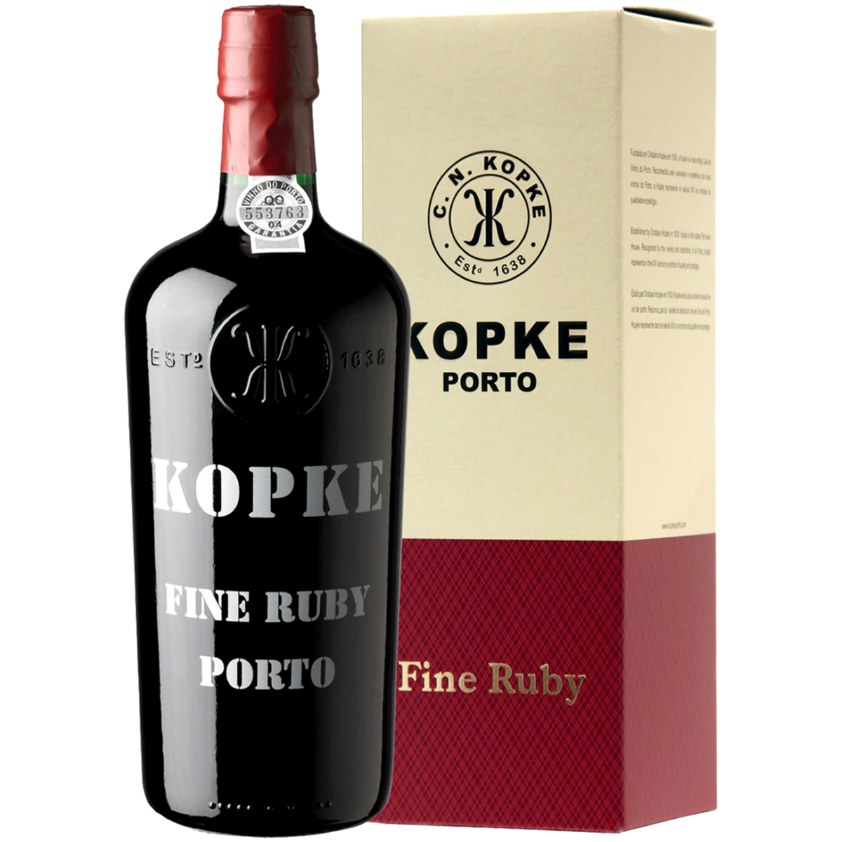 

Портвейн Kopke Fine Ruby 0,75 л в подарочной упаковке