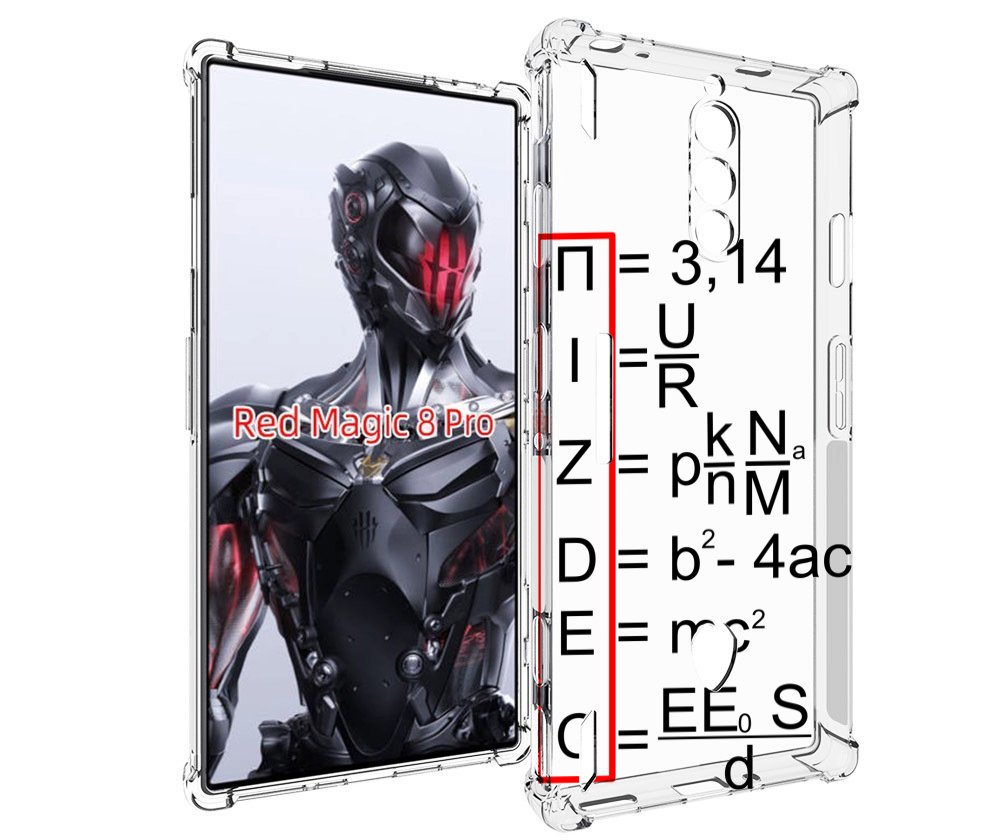 

Чехол MyPads математические-формулы для ZTE Nubia Red Magic 8 Pro / Red Magic 8 Pro Plus, Tocco