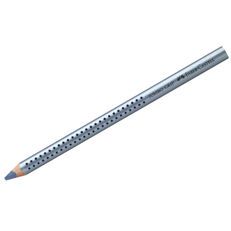 

Карандаш Faber-Castell "Jumbo Grip", синий металлик (арт. 286609) - 12 шт.