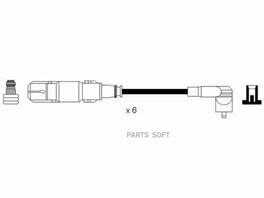 

NGK-NTK 7065 Комплект в/в проводов RC-MB225