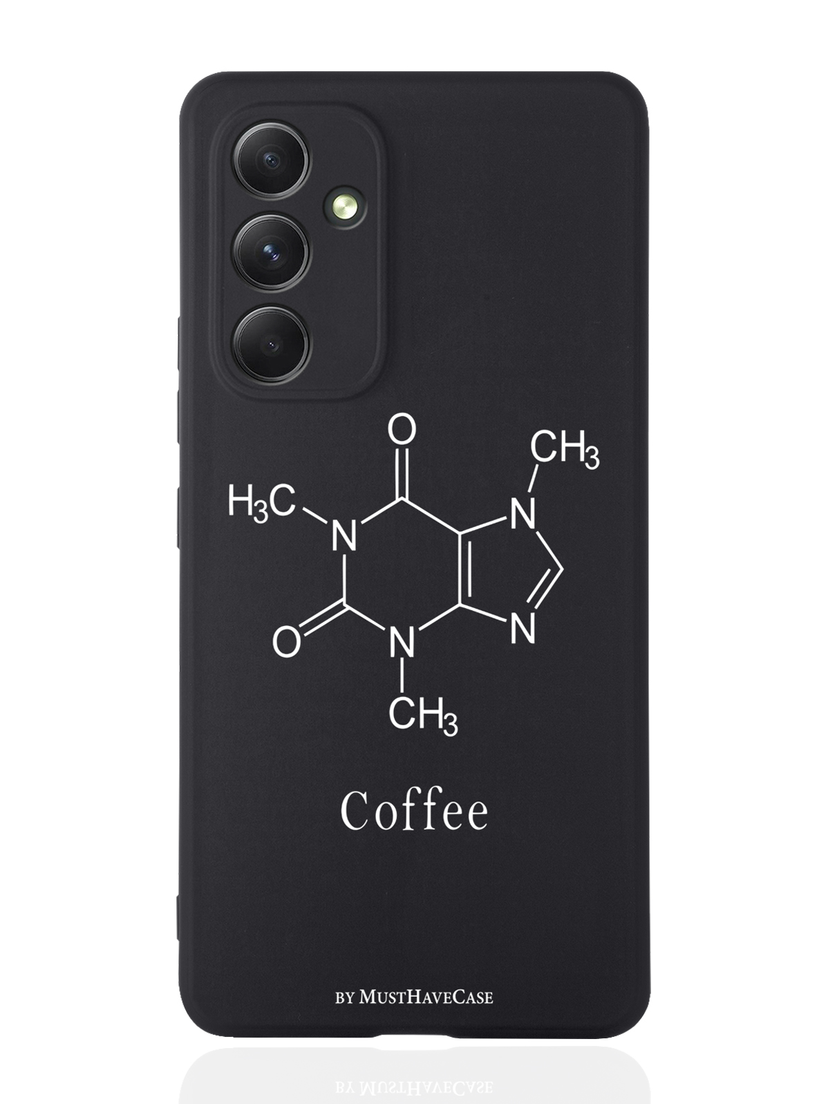 Чехол MustHaveCase для Samsung Galaxy A54 Молекула кофе черный