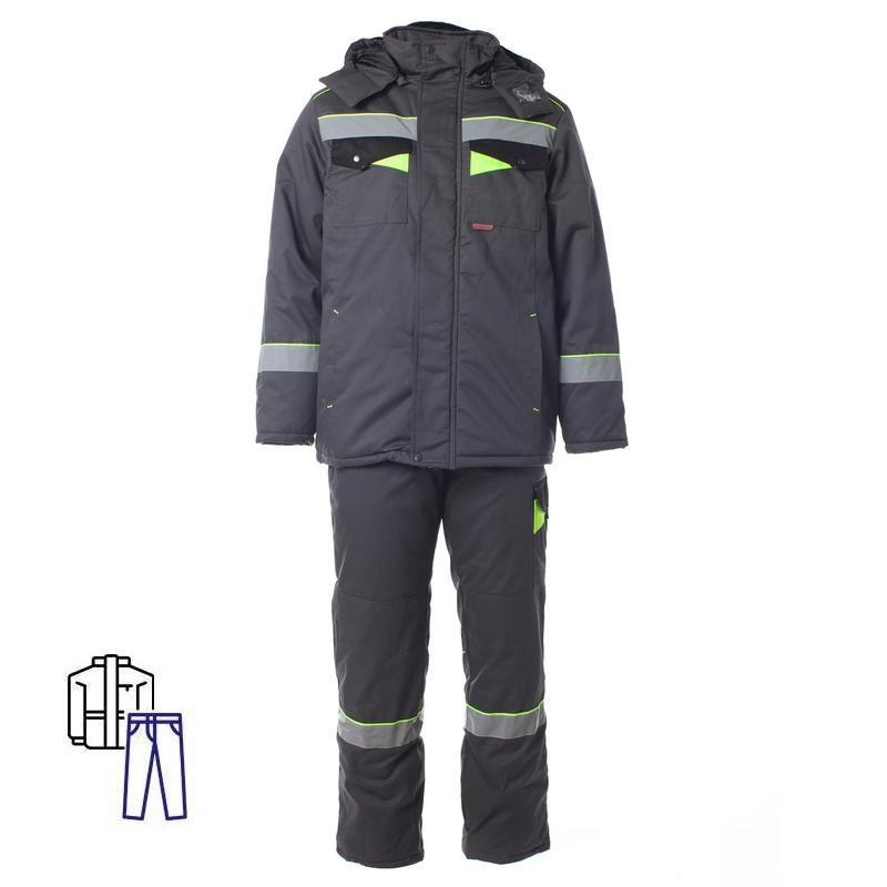 

Костюм рабочий NoBrand 1458225-K синий 60-62, 170-176
