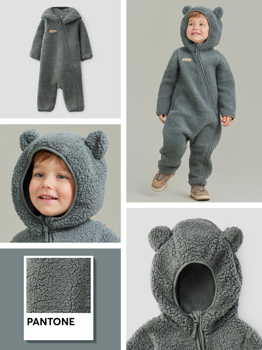 Комбинезон детский Happy Baby 89054 dark grey 56 3294₽