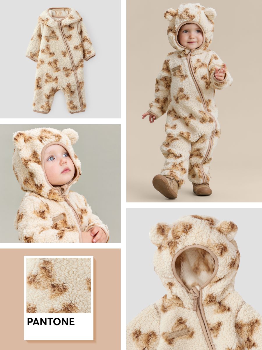 

Комбинезон детский Happy Baby 89054, beigebear, 92, Бежевый;коричневый, 89054