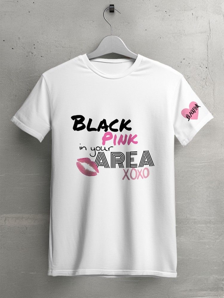 Футболка унисекс HYPNOTICA BLACKPINK - 223 белая 3XL