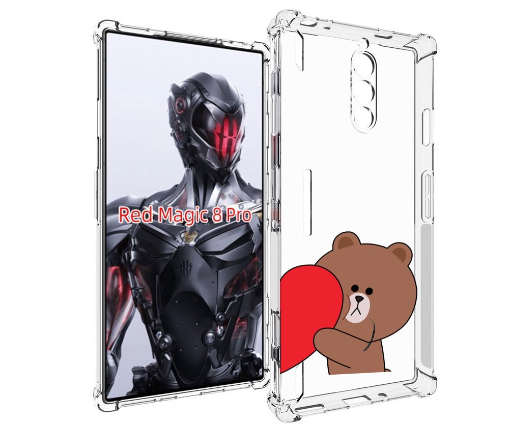 

Чехол MyPads медвежонок детский для ZTE Nubia Red Magic 8 Pro / Red Magic 8 Pro Plus, Tocco