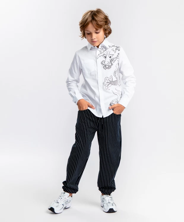 

Брюки детские Button Blue 223BBBP56060805, черный, 116, 223BBBP56060805