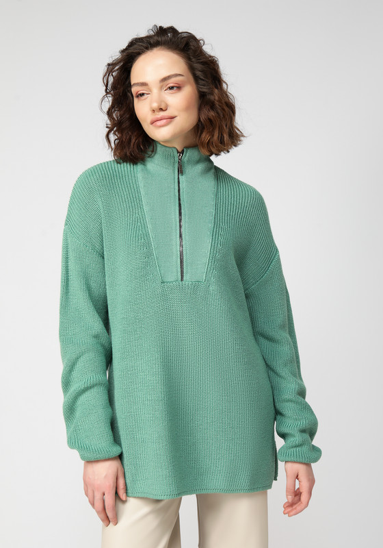 

Свитер женский Vivawool 311591 зеленый 46 RU, 311591
