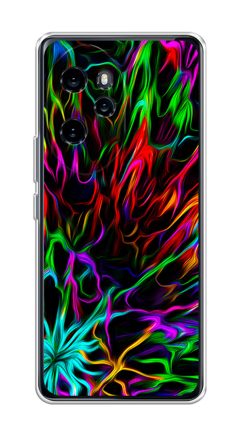 

Чехол на Honor 100 Pro "Разноцветные разводы", Голубой;зеленый;оранжевый, 6122850-1