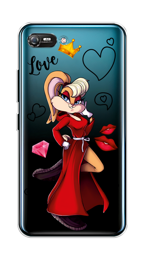 

Чехол на Itel A25 "Rich Lola Bunny", Красный;бежевый;оранжевый, 3200250-6