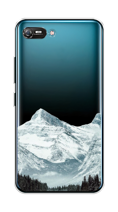 

Чехол на Itel A25 "Горы арт 1", Белый;зеленый, 3200250-2