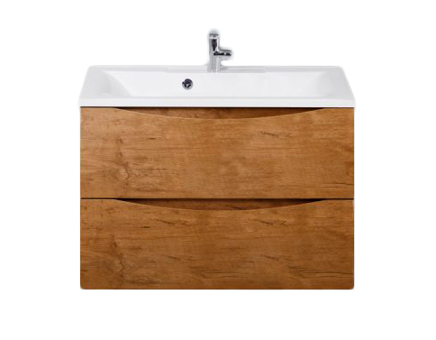 

Тумба с раковиной BelBagno Marino 80 RN BB800/450-LV-MR-PR, Коричневый, MARINO-800-2C-SO-RN-P+BB800/450-LV-MR-PR
