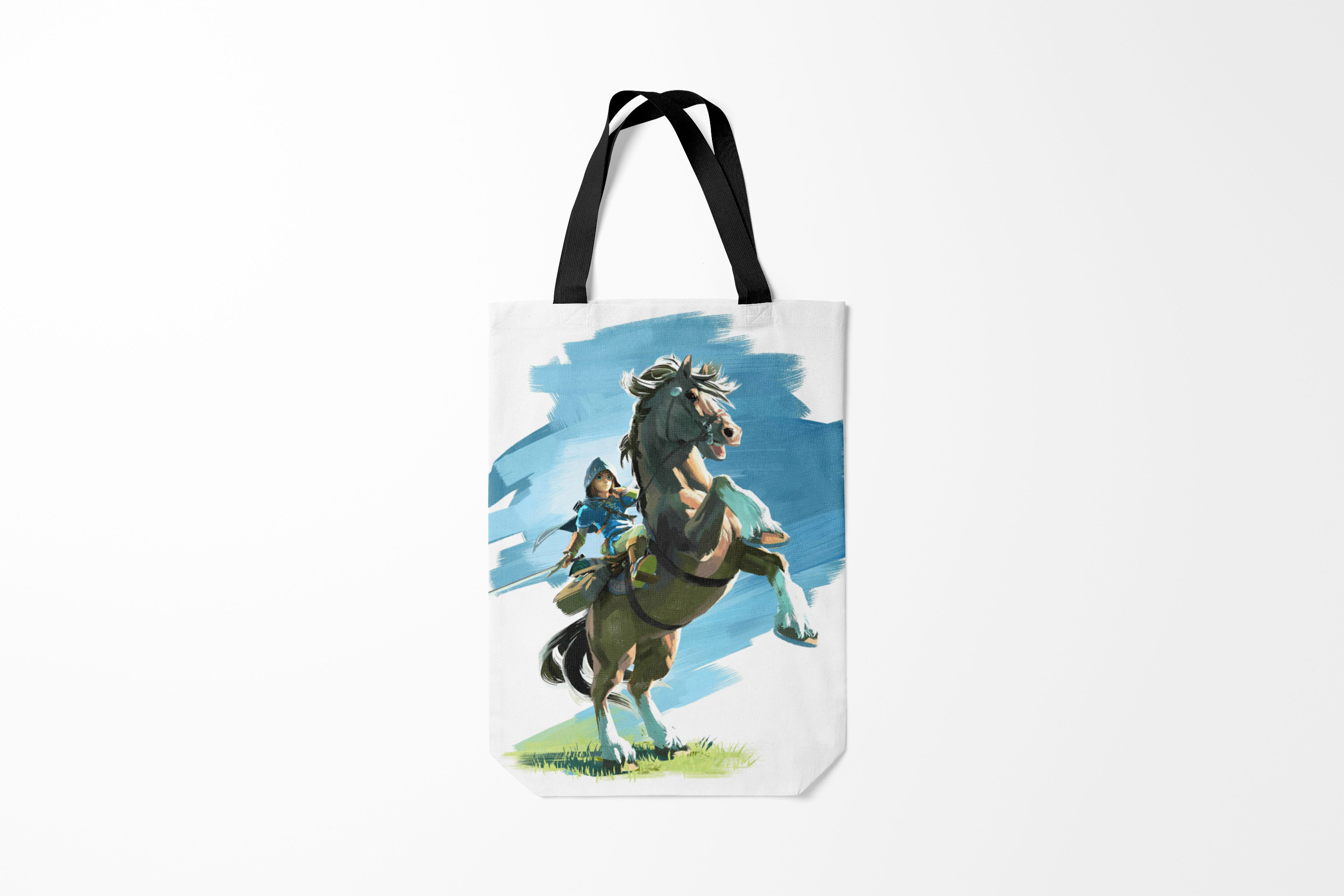 

Сумка шoппер унисекс Burnettie The Legend of Zelda Линк на коне,, The Legend of Zelda Линк на коне