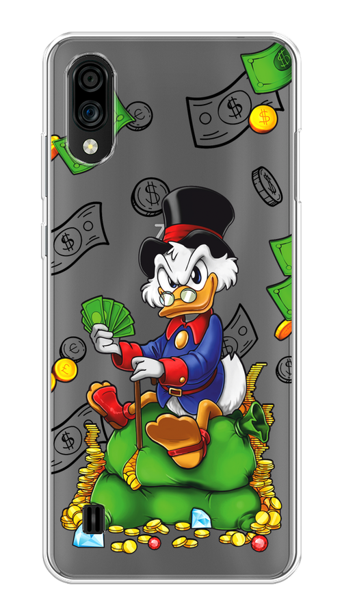 

Чехол на ZTE Blade A51 lite/Blade A5 (2020) "Scrooge Richness", Черный;синий;зеленый, 134850-1
