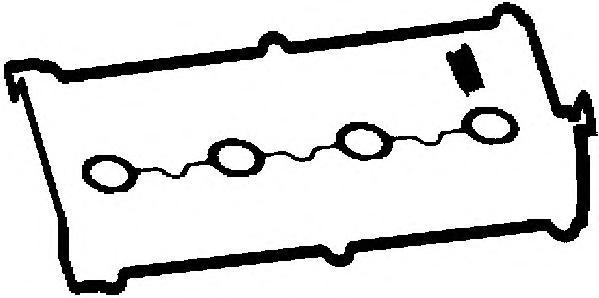 фото 56 0039 00 прокладка клапанной крышки audi 100/s6/a8 3.7/4.2 v8 32v 91> ajusa